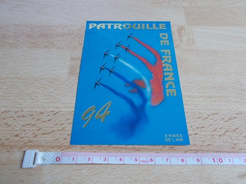 Autocollant PATROUILLE DE FRANCE - ARMÉE DE L'AIR - 1994