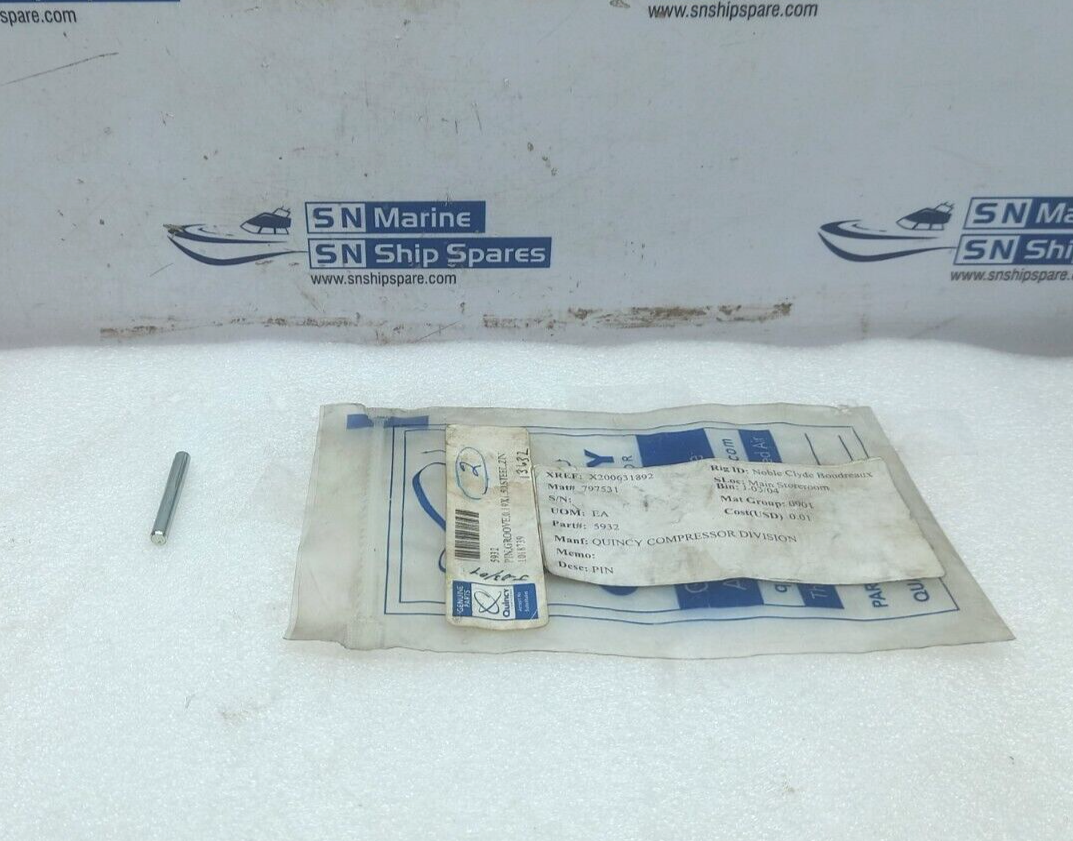 Quincy 5932 Steel Zin Groove Pin 0.19X1.50 3PCs In Lot | eBay