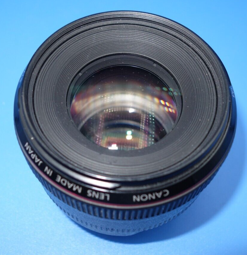 Canon EF 50mm f/1.2L USM Black Lens For Spares or Repair eBay