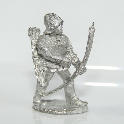 Miniaturas de Ciudadela Pre-Slotta Vintage Metal Caballeros Medievales Arqueros Warhammer - Imagen 14 de 132
