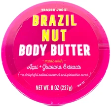 Trader Joe’s Brazil Nut Body Butter 8oz Moisturizing Cream NEW