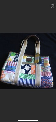 coach hampton patchwork purse