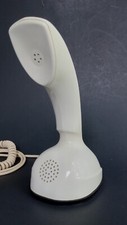 Telefono antico raro Ericofon bianco perfettamente funzionante telefono quadrante rotante