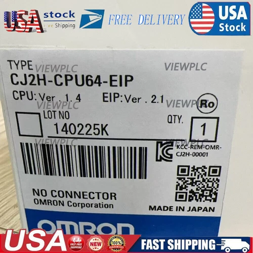 Omron PLC CJ2H-CPU64-EIP Programmable Controller Module CPU Unit New In Box