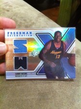 SONNY WEEMS 2008-09 SPX FRESHMAN ORIENTATION ROOKIE PRIME DUAL JERSEY PATCH RC!!