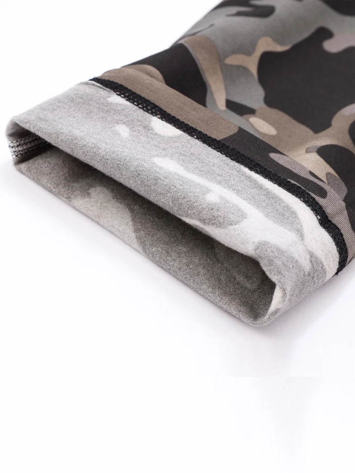 Men's Thermal Underwear Set 1/4 Zip Winter Warm Fleece Compression Base Layer - Image 4 of 4