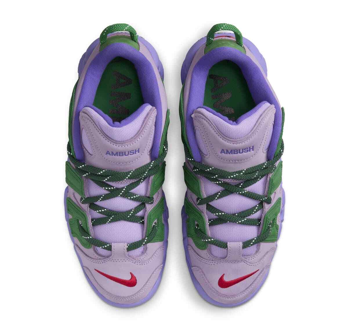 Size 10 - Nike AMBUSH x Air More Uptempo Low Lilac for sale