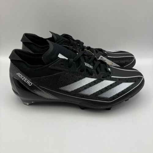 Adidas Adizero Electric Black Football Cleats Athletic Shoes IE4385 Men's Size 8