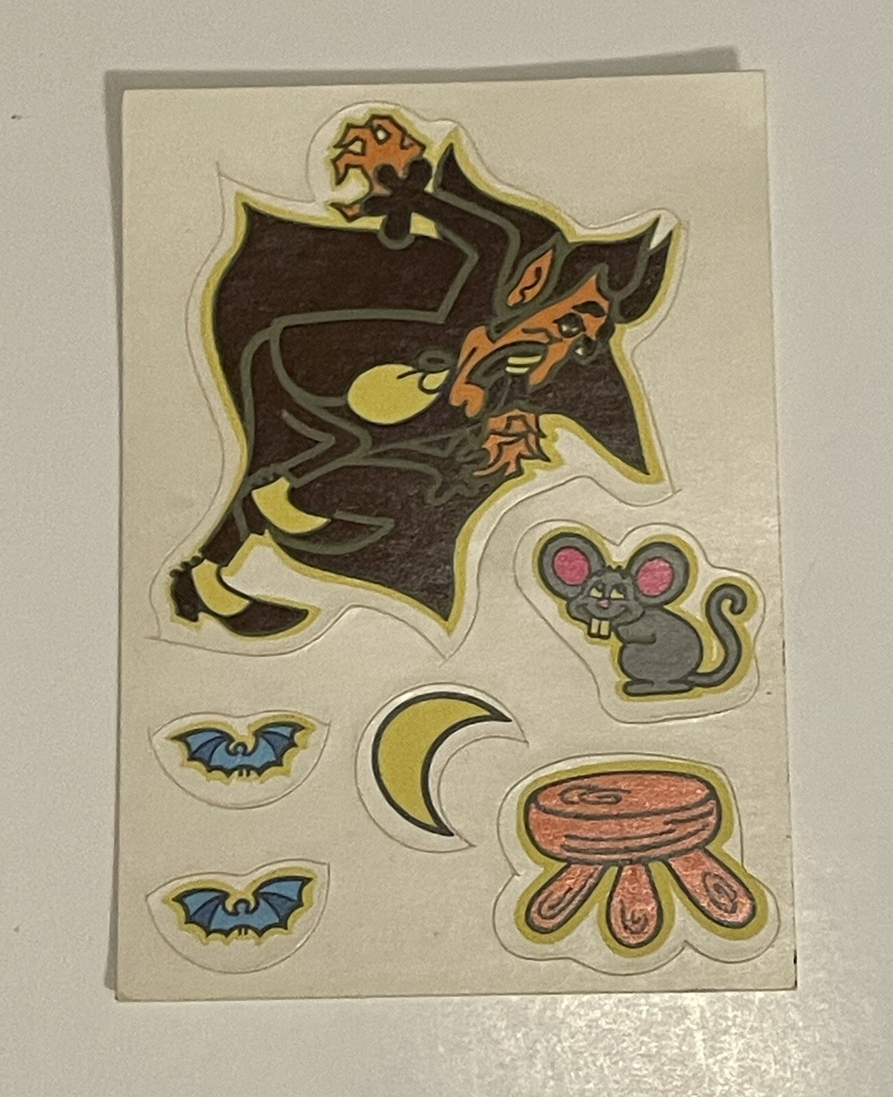 Vintage Count Chocula Sticker Vending RARE 80s Promo Cereal Prize
