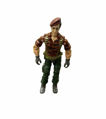 Vintage Series 7 1988 Tiger Force Flint V2 GI Joe Action Figure with File Card