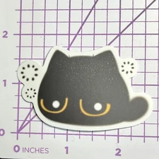 Black Cat Scattering Around  - Mystery Vinyl Decal Sticker Bomb Tumbler Laptop