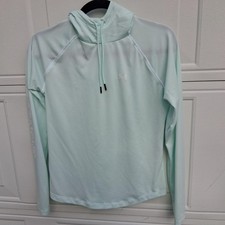 Under Armour Women  s Blue Pullover Hoodie Loose Fit Long Sleeve Size M