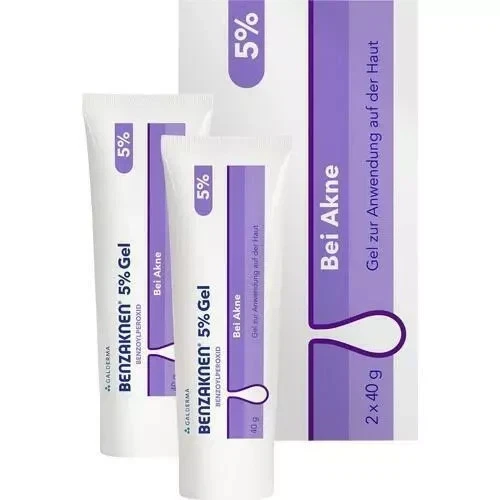 GALDERMA LABORATORIUM GMBH BENZAKNEN 5% Gel 2X40 g PZN 15250576