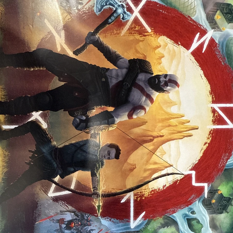 BAM! Box Exclusive God of War Kratos Art Print - Matt Akin Signed Beckett COA - Image 3 of 4