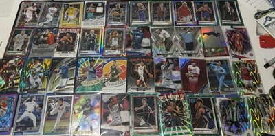 Panini/Topps Mixed Sports Card Lot Optic/Prizm/Select/Topps Chrome Inserts RC