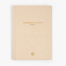 Intelligent Change Productivity Planner Weekly -Women's Cream Organizer Book NEW