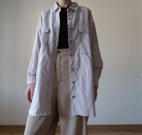Women Closed Shirt White Cotton 40 / L / 48