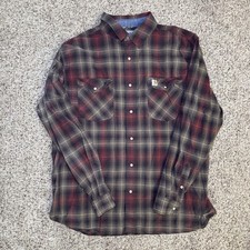 Carhartt Relaxed Fit Long Sleeve Button Down Shirt Men  s X-Large