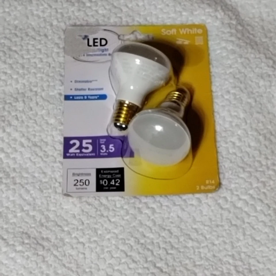 Great Value Dimmable R14 LED Directional Floodlight 25W  E17 Base, Soft White (S - Image 3 of 4