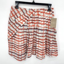 ANTHROPOLOGIE NWT Maeve Cotton Pleated Skirt // 0