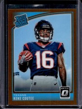 2018 Panini Donruss Optic Keke Coutee Bronze Prizm Rookie RC #176 Texans