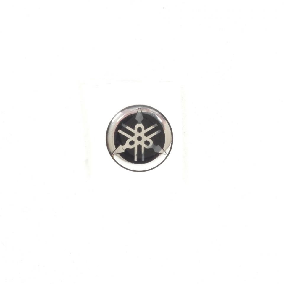 Logo diapason noir chromé Yamaha Majesty 400 pour restaurer carénage abîmé