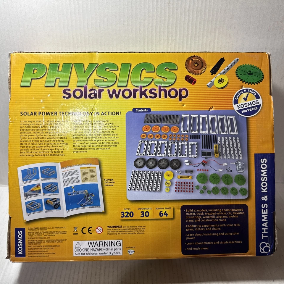 Thames & Kosmos Double Pack! Physics Solar Workshop + Remote Control Machines - Image 2 of 4