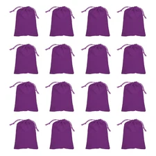 30Pcs Velvet Drawstring Bags, 7x5 Inch Soft Gift Bags Jewelry Pouches, Purple