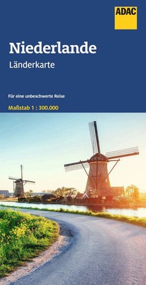ADAC Länderkarte Niederlande 1:300.000 | Straßenkarte und Autokarte | Deutsch