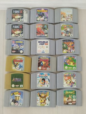 18x Nintendo 64 Spiele: Mario Zelda Majoras Mask F-ZeroX BanjoKazoozie uvm