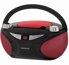 Magnavox MD6949 Portable Top Loading CD Boombox with AM/FM Stereo Radio and Blue