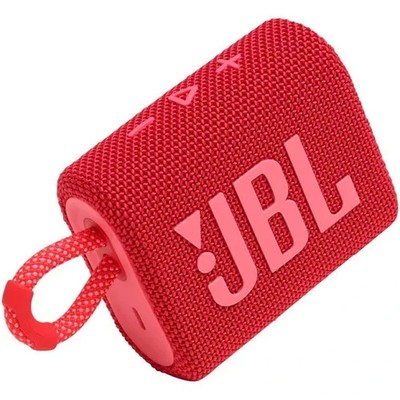 JBL GO 3 Portable Waterproof Speaker - Red