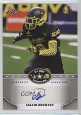 2015 Leaf US Army All-American Bowl Silver 9/50 Calvin Brewton #BA-CB1 Auto 1i9