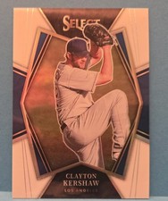 Clayton Kershaw 14/50 2022 Select Premier Level White L.A. Dodgers  W.S. Champs