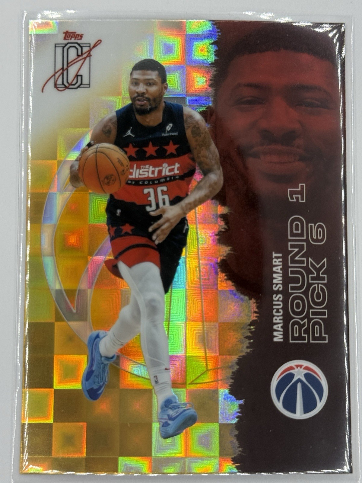 Topps 2025/26 Signature Class #27 Marcus Smart Yellow Pandora | WSH Wizards NBA