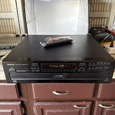Onkyo DX-C320 6-Disc Carousel CD Changer - Tested-Great Condition- With Cables