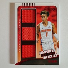 2021 Chronicles Draft Picks Tre Mann Tools of the Trade Patch RED /199