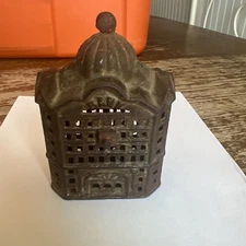 Antique  1920's AC Williams Domed Bank Cast Iron Still Coin Bank  Collectible