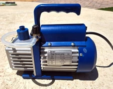 Rotary Vane Vacuum Pump ZENY 125+  1/4 HP  3.5 CFM - Ultimate Vacuum 5 Pa ---NEW