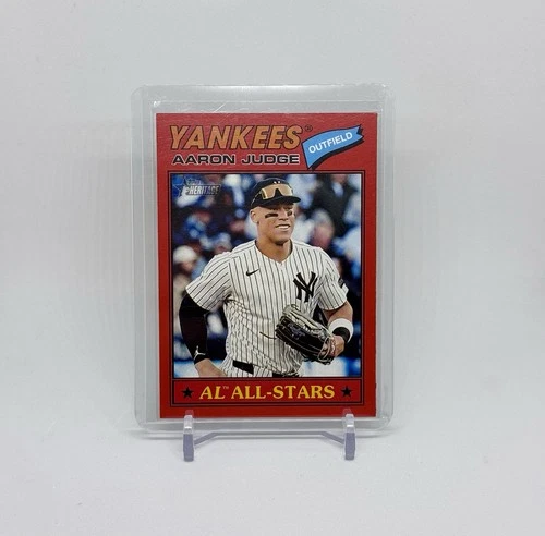 2026 Topps Heritage Aaron Judge Red Border