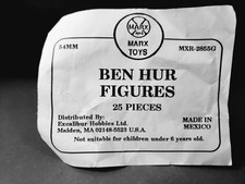 BEN HUR FIGURES Marx Re-issue PAPER INSERT for Soldiers Charioteers Slaves etc.