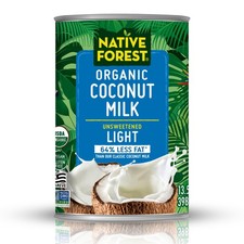 Native Forest Organic Light Coconut Milk - Canned 13.5 Ounce Pack of 12 