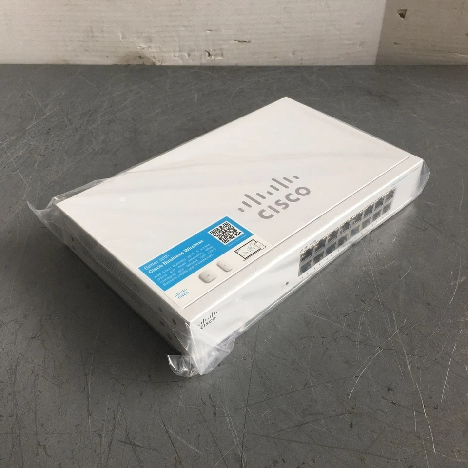 🔥New🔥 Cisco Business CBS110-16T 16-Port Gigabit Desktop Switch - Image 2 of 4