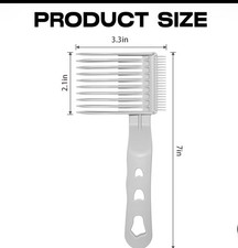 2Pack Blend Friend Fade Comb,Professional Barber Comb for Men Haircut