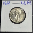 1929 AU/BU STANDING LIBERTY QUARTER