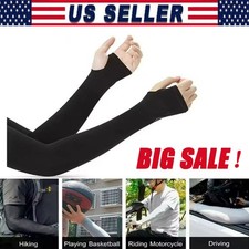 NEW Cooling Arm Sleeves Cover UV Sun Protection Sports Outdoor For Men Women