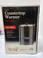 Avantco 6 quart Black  countertop warmer