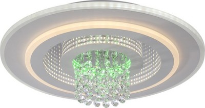JUST LIGHT LED-Deckenleuchte 14518-16, 24W, 2800lm, CCT, RGB, IP20, weiß