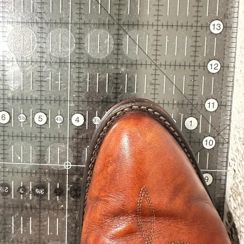 Tony Lama 5084 Herren Größe 8D Braun Marmor Leder Zum Überziehen Western Cowboystiefel - Bild 13 von 13