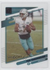 2021 Panini Clearly Donruss Blue /99 Tua Tagovailoa #30 0c9f